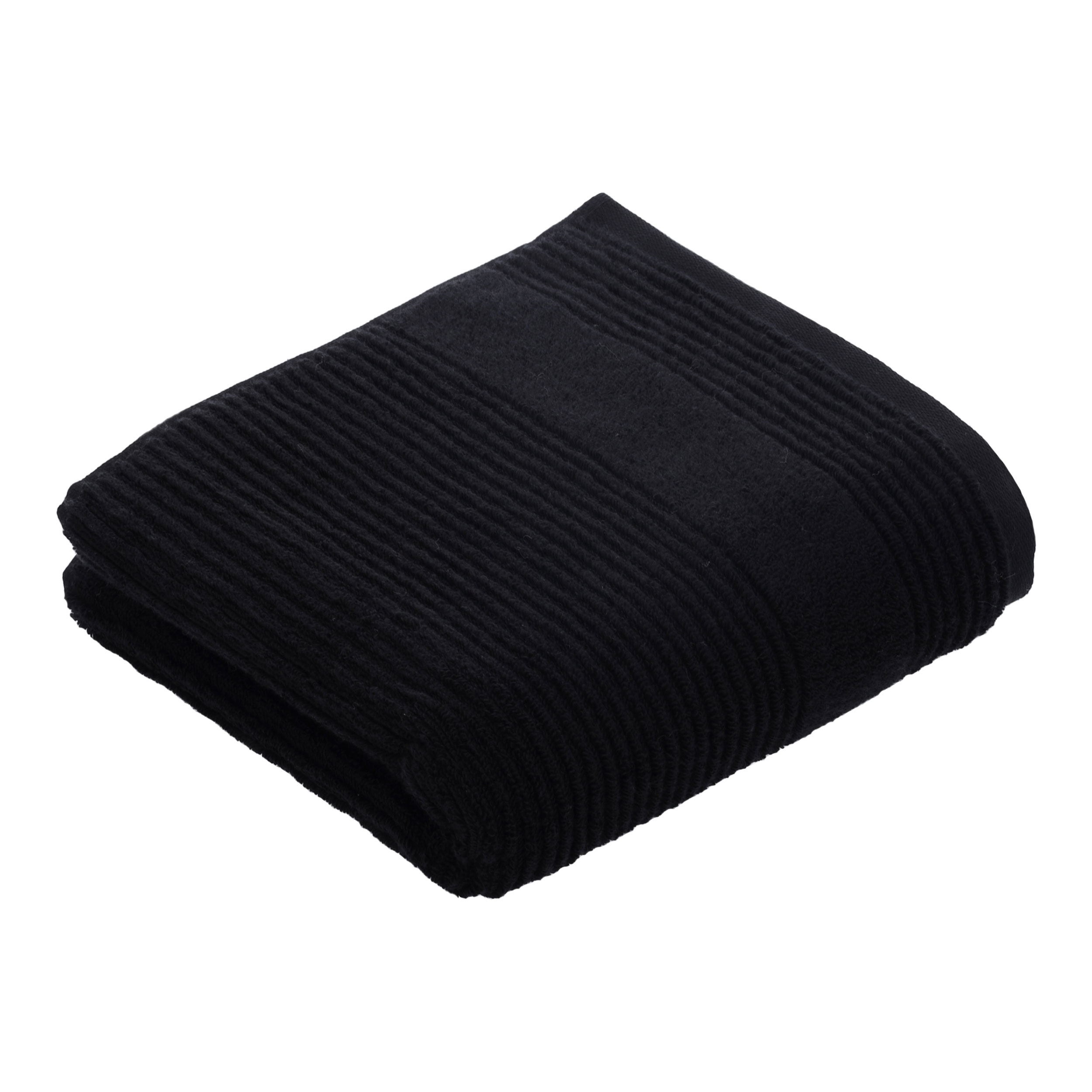 VOSSENHandtuch schwarz