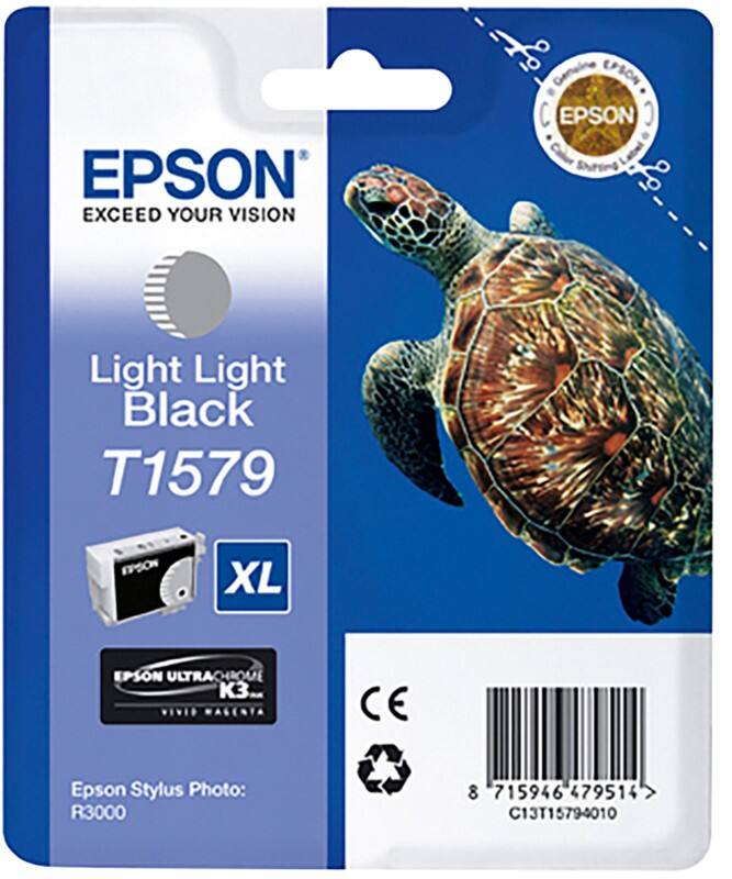 Epson T1579 Original Tintenpatrone C13T15794010 Hellschwarz