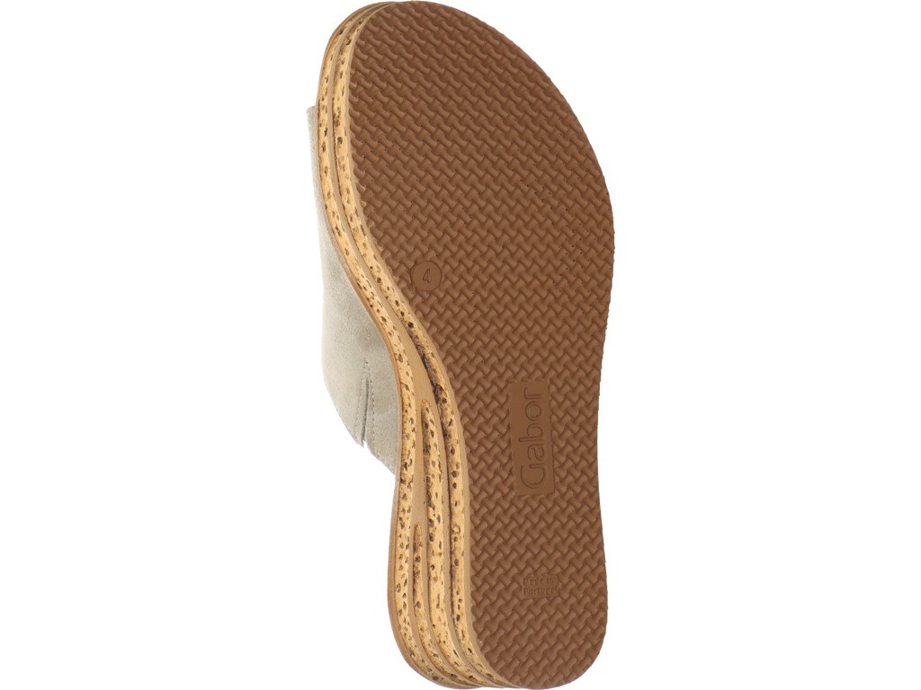 GABOR Pantoletten grün Gabor Fashion Pantolette 24.650.11 Grün
