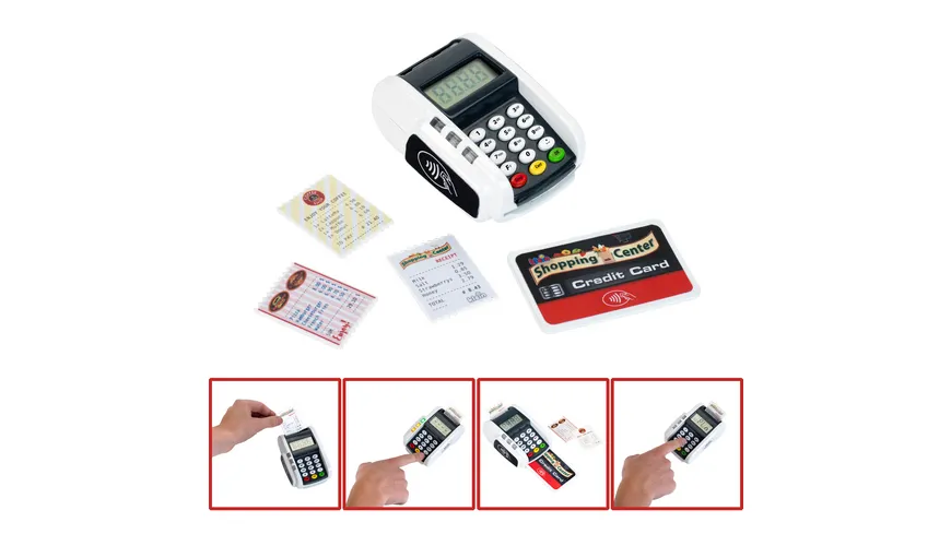 Theo Klein 9333 Bezahl-Terminal mit Licht & Sound