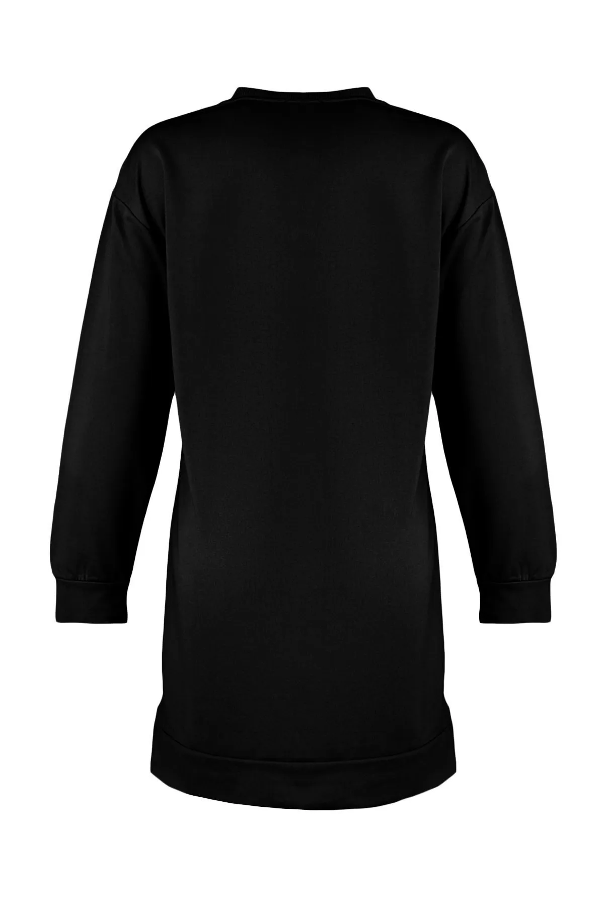 Trendyol Modest  Schwarz-Hellbraunes 2er-Pack Basic-Strick-Sweatshirt mit Rundhalsausschnitt TCTAW22TW0152