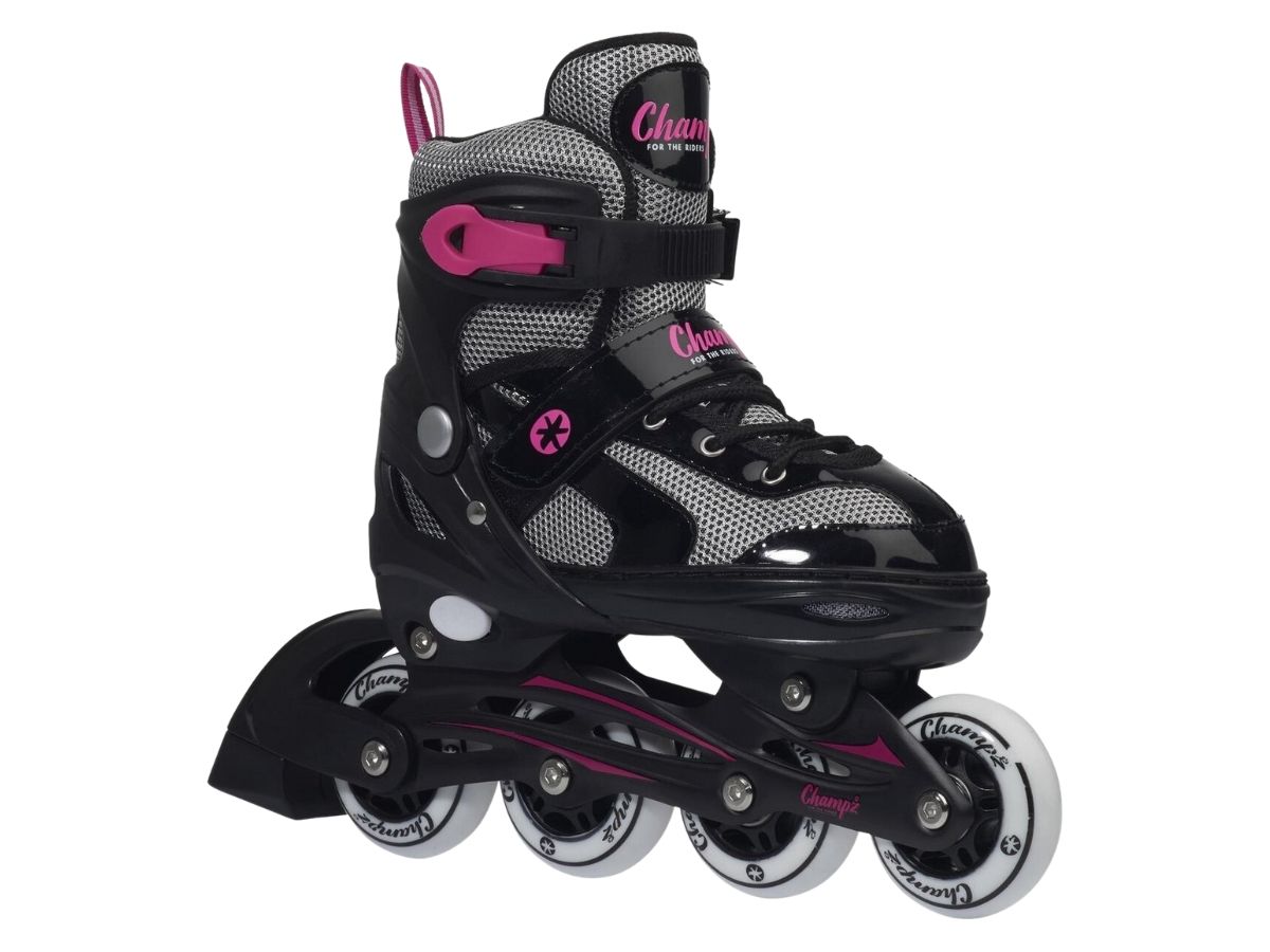 Champz Roze ABEC7 Semi-Softboot verstelbare inline skates