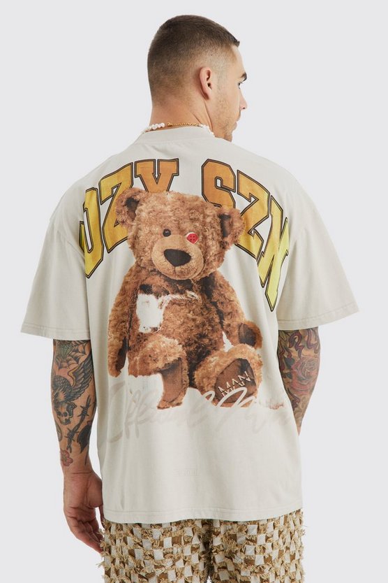 Oversize T-Shirt mit Print