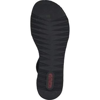 Rieker Keilsandale in schwarz
