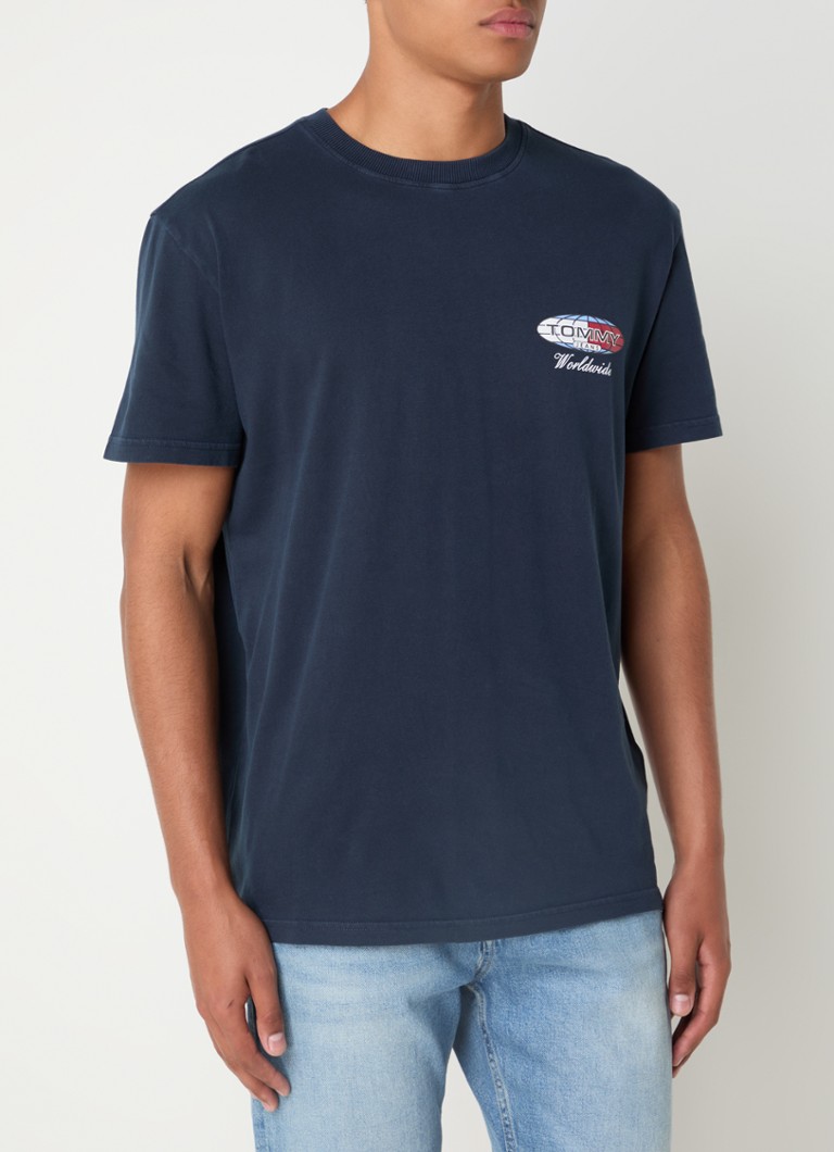 Tricou Tommy Hilfiger cu imprimeu față-verso