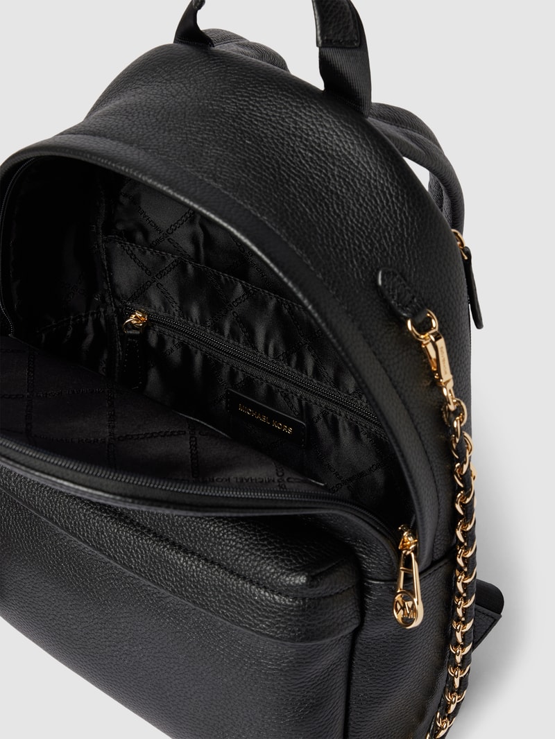 Rucksack mit Label-Applikation Modell 'SLATER' in schwarz