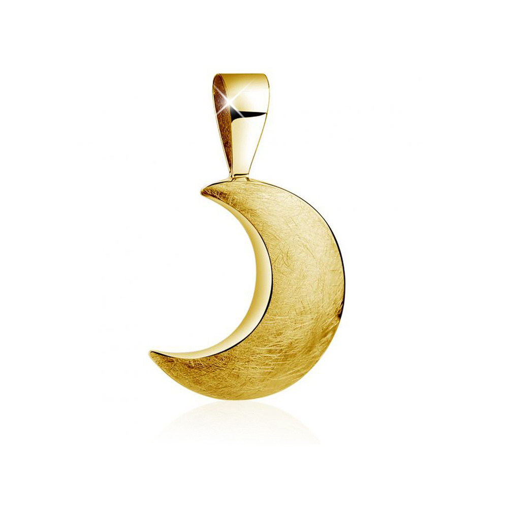 Nenalina Nenalina Pendentif Halbmond Moon Astro Basic Trend 925 Silber Pendentif