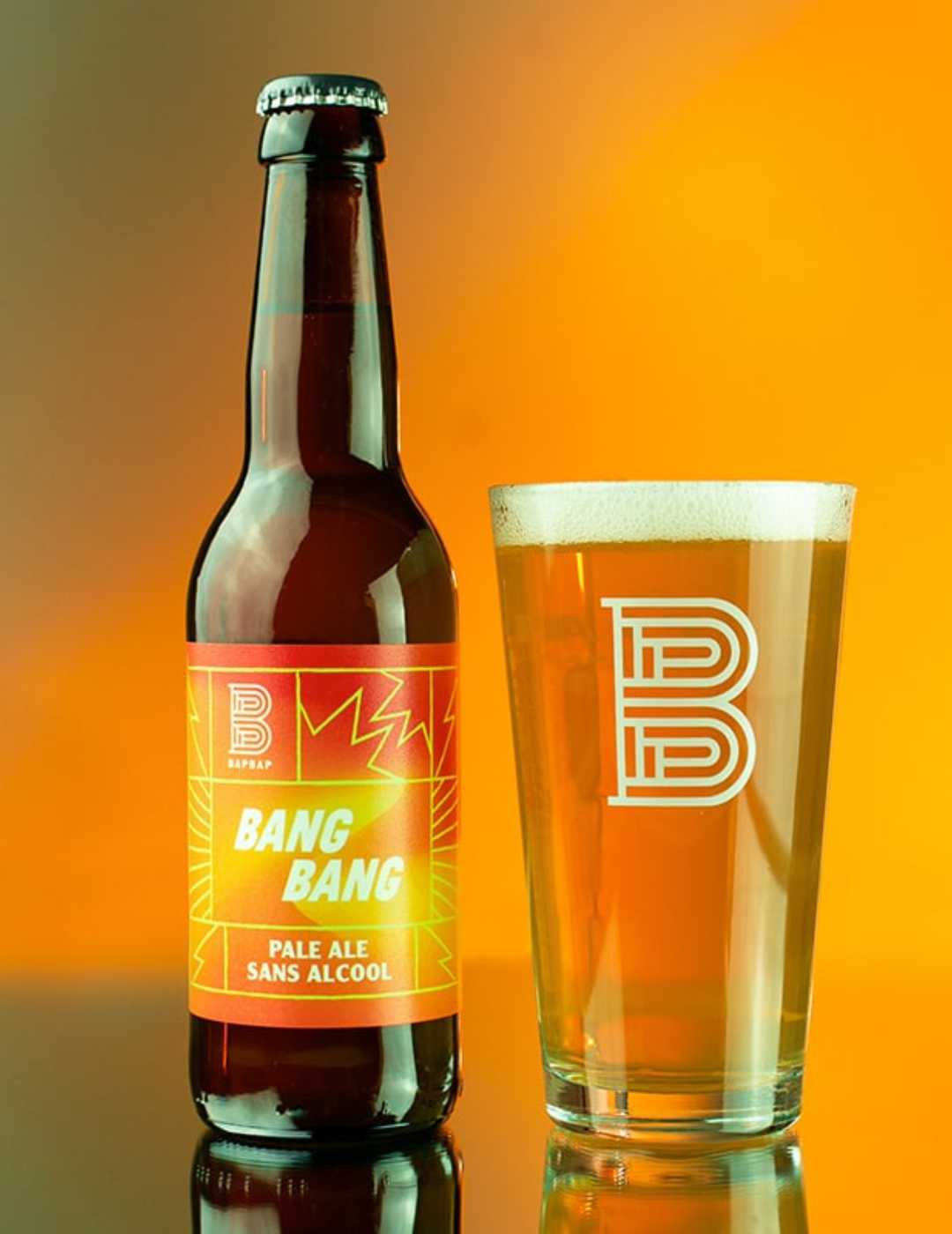 BAPBAP : BANG BANG - Pale Ale sans alcool - Gueule de joie 0.3° |  33 cl