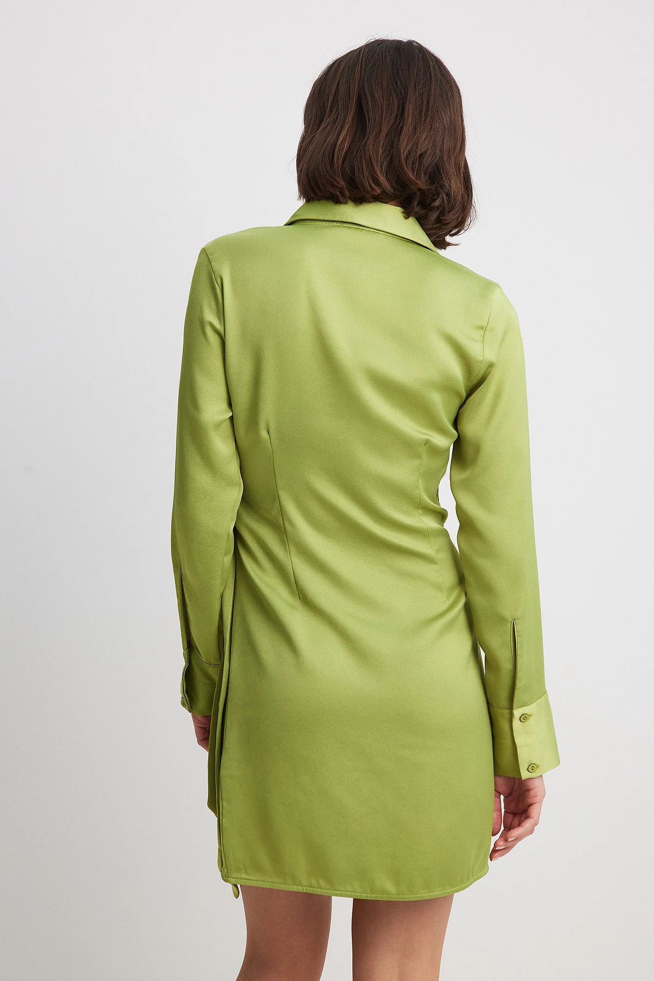 Drapiertes Wickel-Minikleid