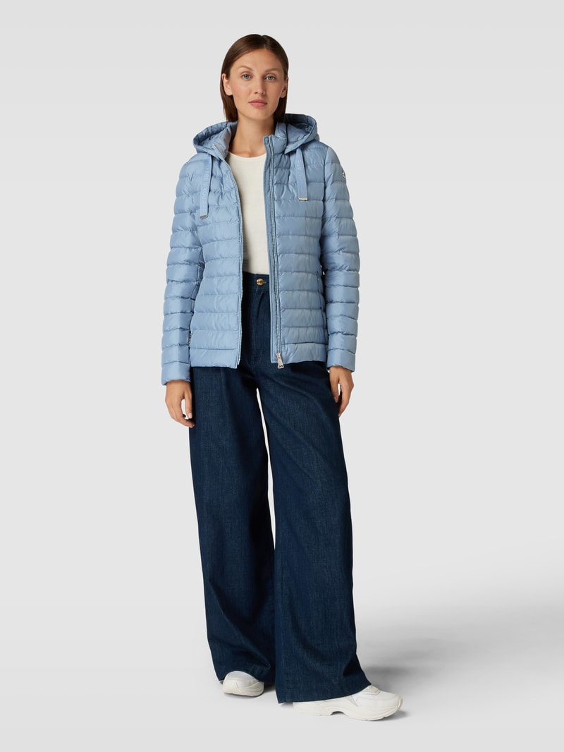 Steppjacke mit Zweiwege-Reißverschluss in bleu
