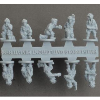 Parachute 75mm Artillery Battery  (x4 Plastic)