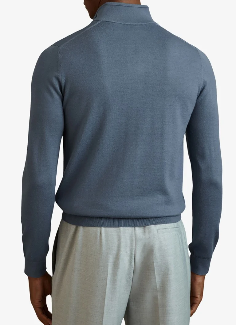 Reiss Blackhall fine-knit sweater in merino wool blend