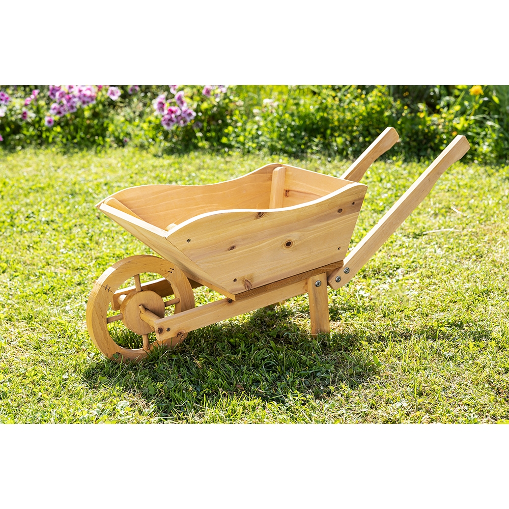 Powertec Garden Holzschubkarre