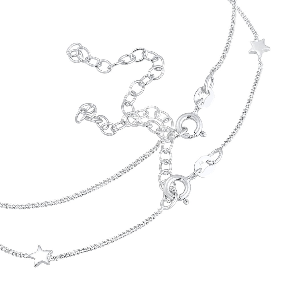 Elli Elli Bracelet de Cheville Femmes bracelet de cheville étoile demi-lune astro set  Bijoux