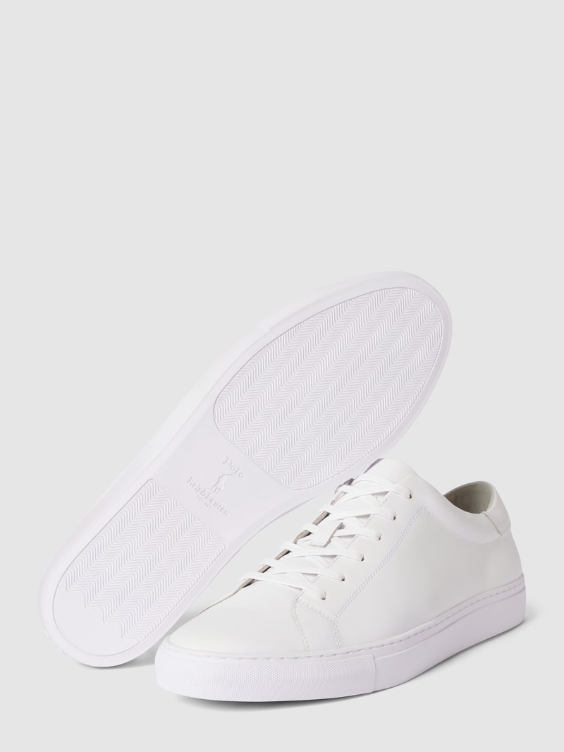 Sneaker aus Leder Modell 'JERMAIN II' in weiß