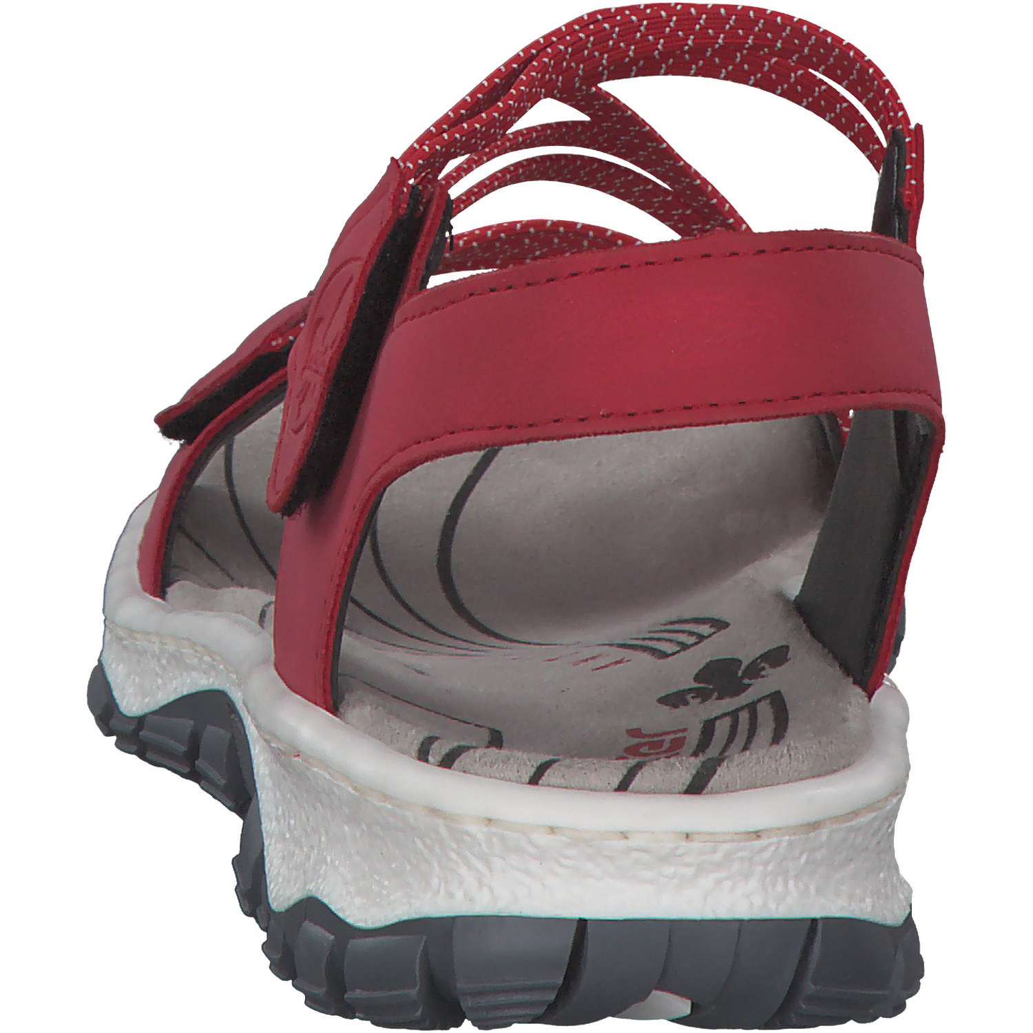 Rieker 68871, Sandalen, Damen, Rot