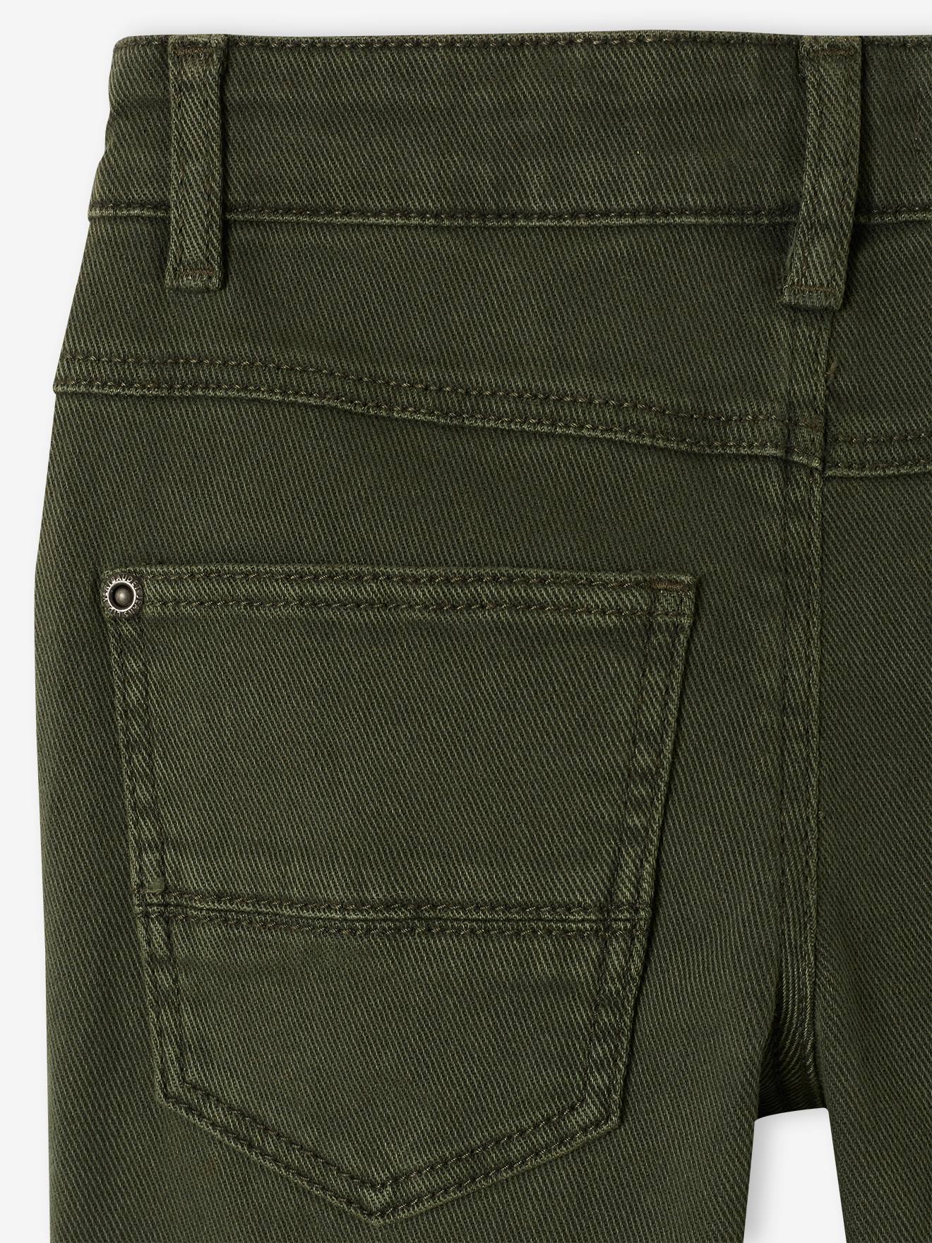 Vertbaudet Jungen Slim-Fit-Hose, Hüftweite SLIM - schokolade