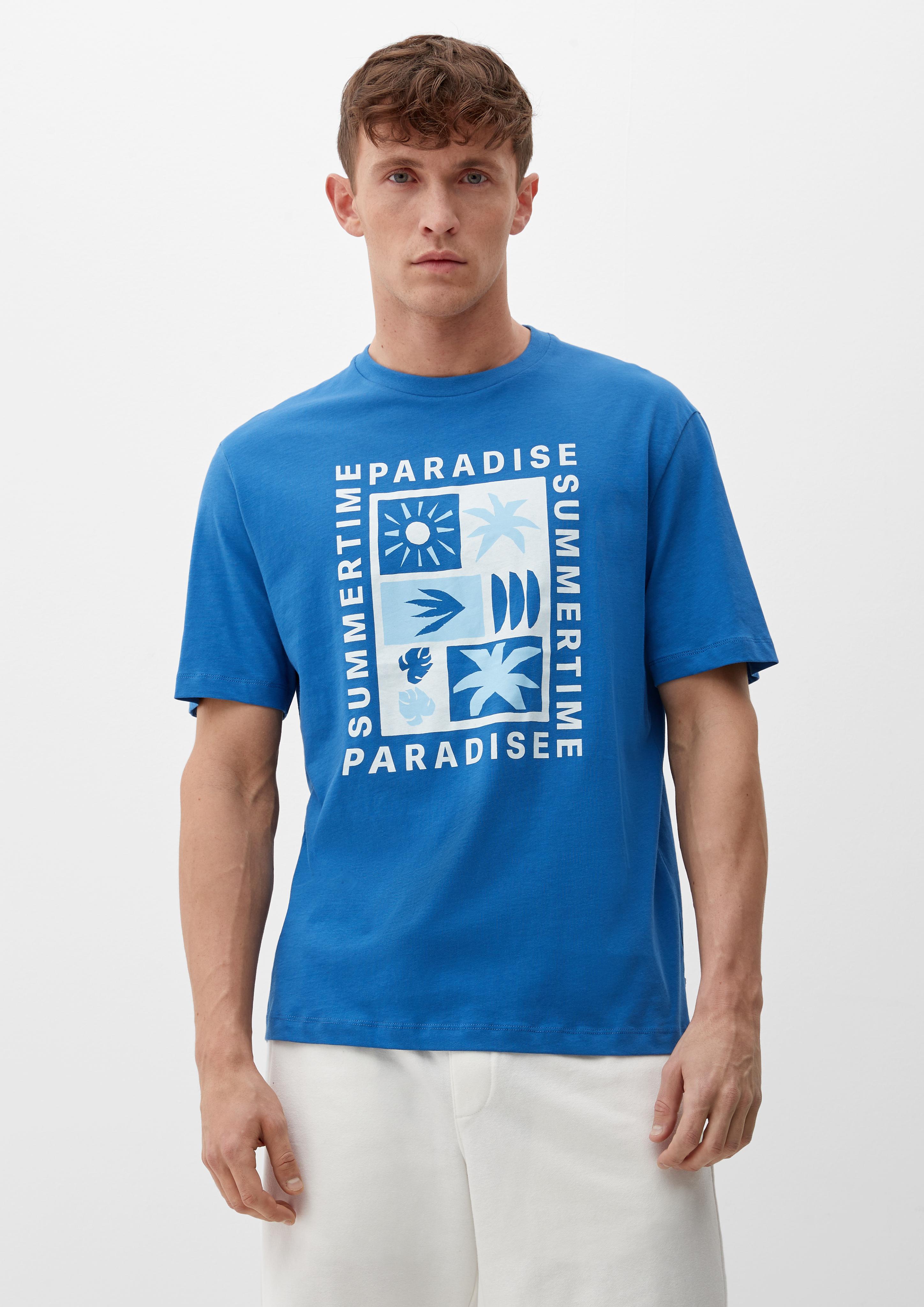 Baumwollshirt mit Frontprint  2131371-54D2