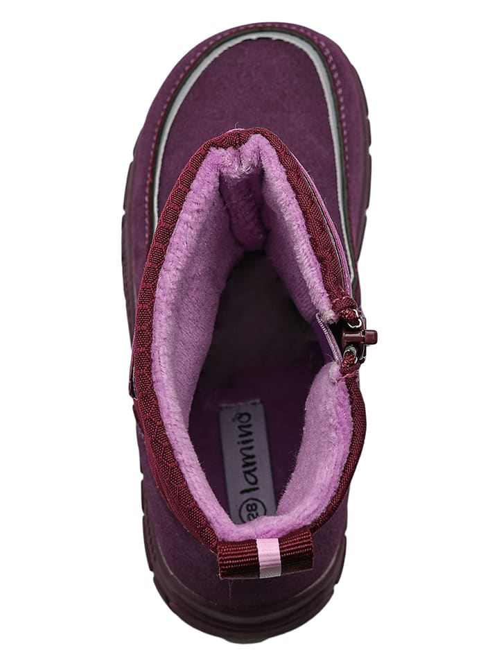 lamino Barfuß-Winterboots in Lila günstig kaufen