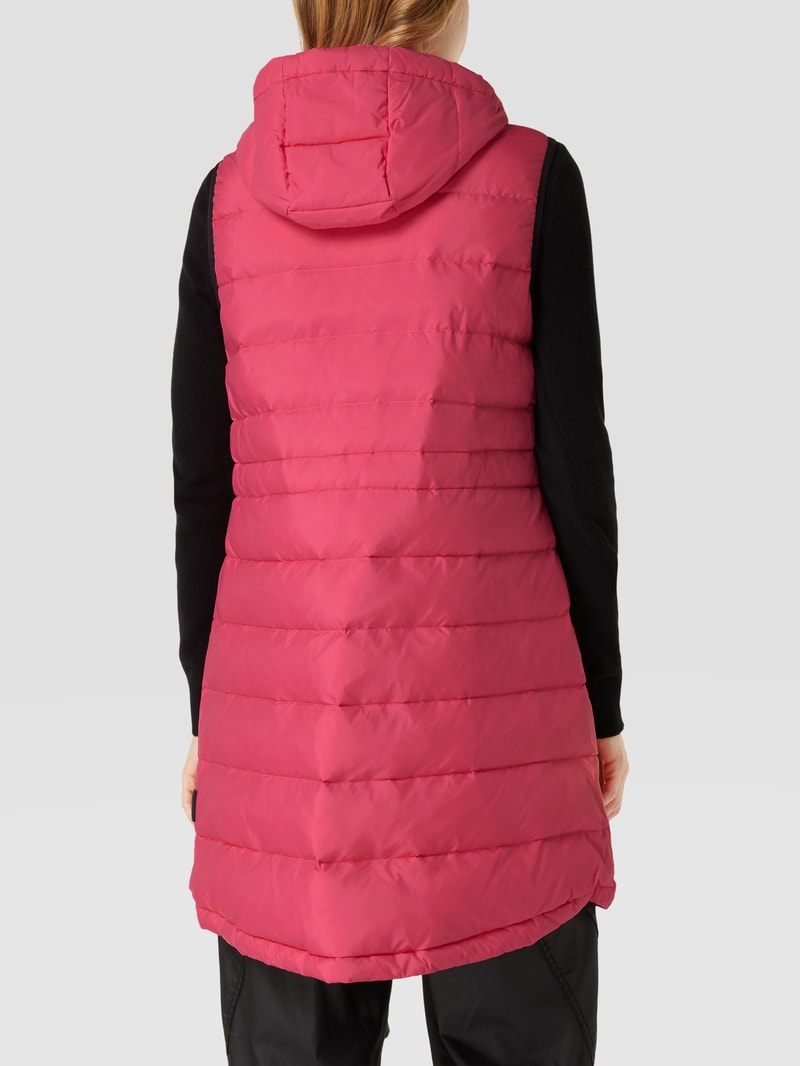Weste mit Label-Details in pink