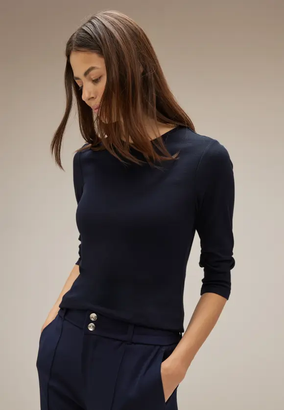 Street One Basic Shirt mit 3/4 Arm
