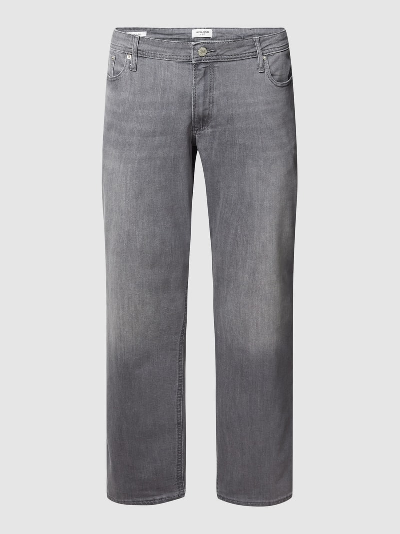 Jeans im 5-Pocket-Design Modell 'GLENN' in hellgrau