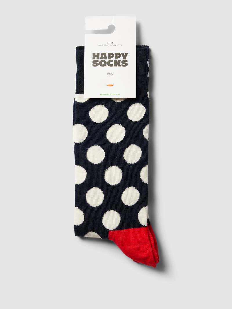Socken mit Allover-Muster in marineblau