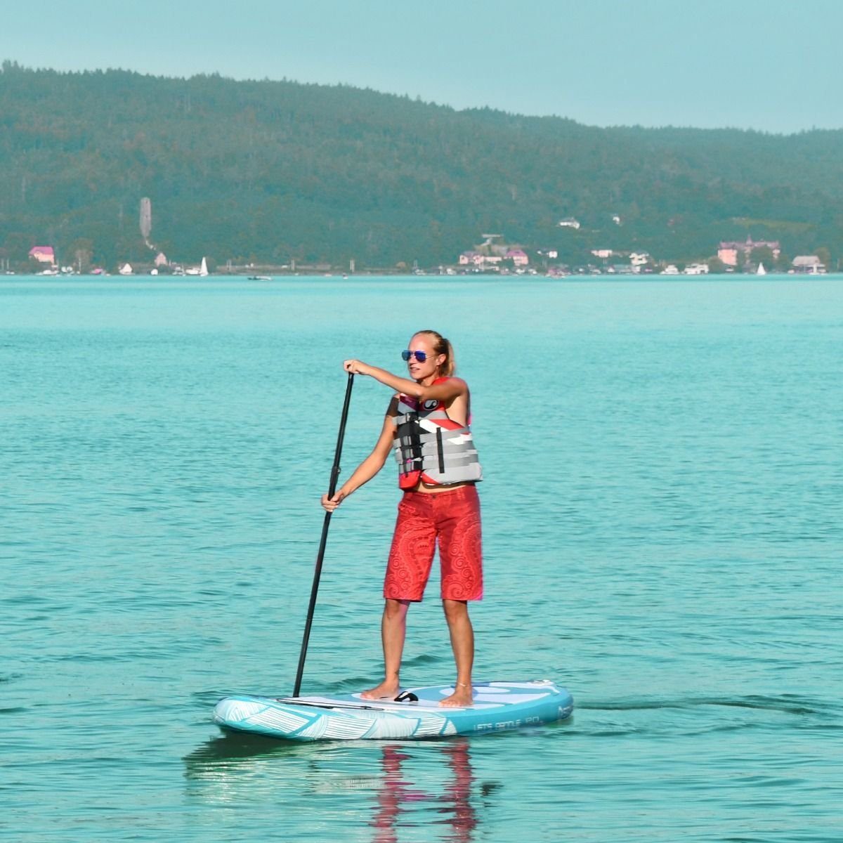Spinera Inflatable SUP-Board Spinera Lets Paddle 12.0 - 366x84x15cm, Funboard, (Spar-Set), mit Rucksack, Paddel, Pumpe