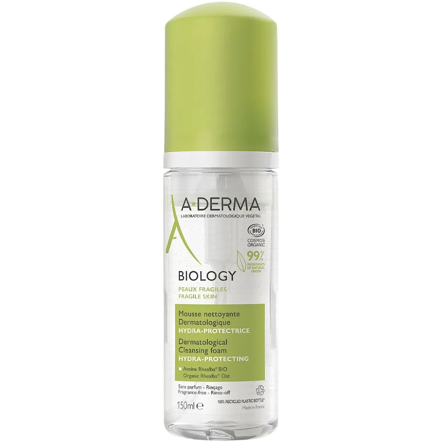 a-derma Biology Mousse Nettoyante Dermatologique 150 ml