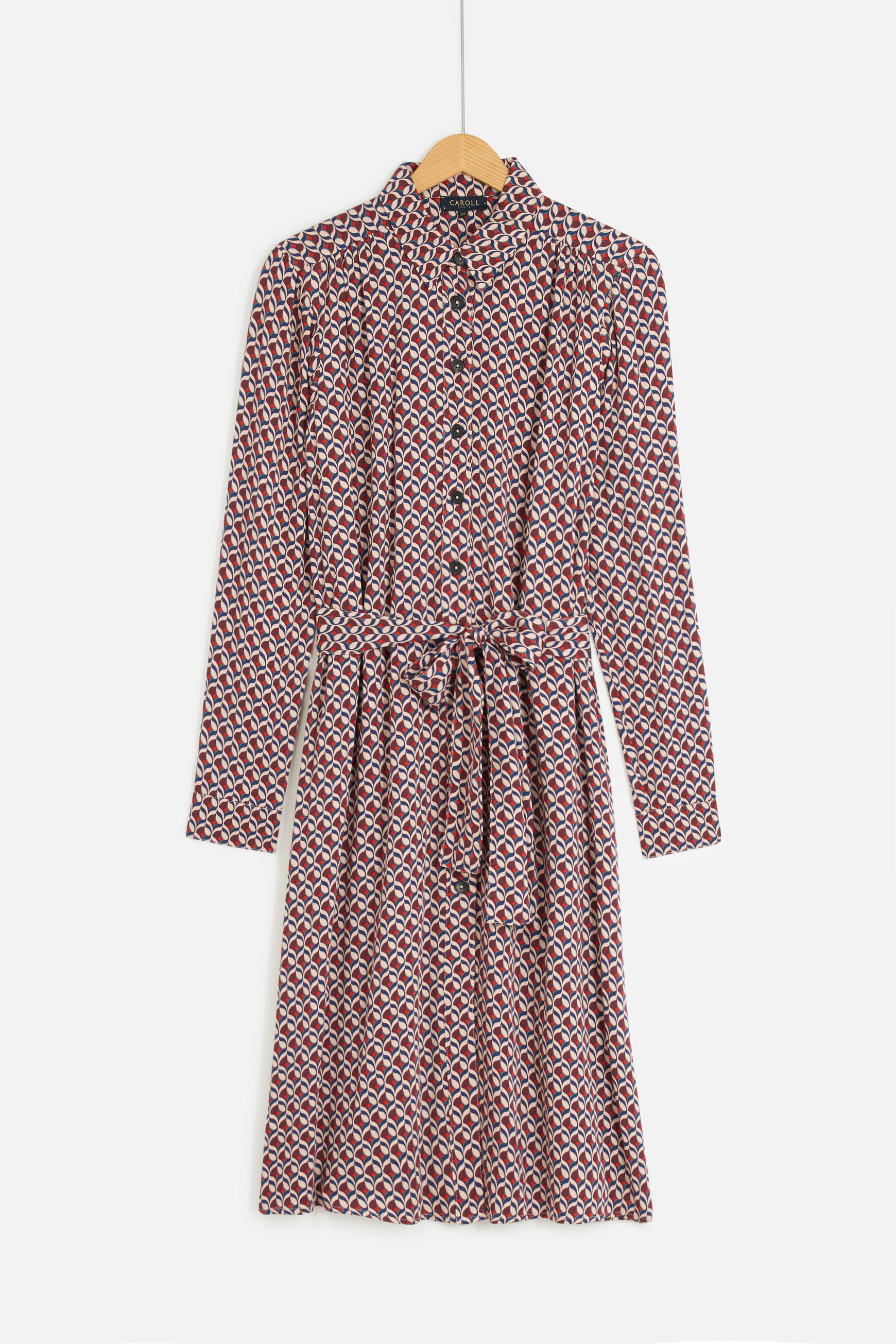 robe pastel red rouge femme