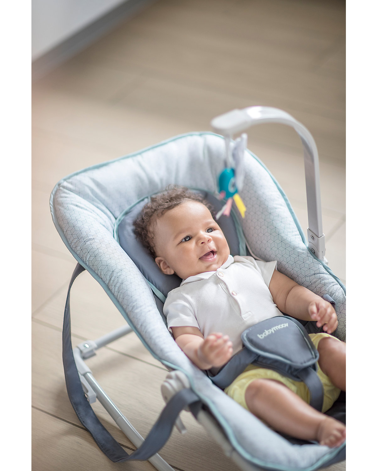 Wippe BOUNCER, graphic blue