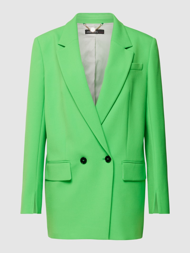 Blazer mit Reverskragen in grün