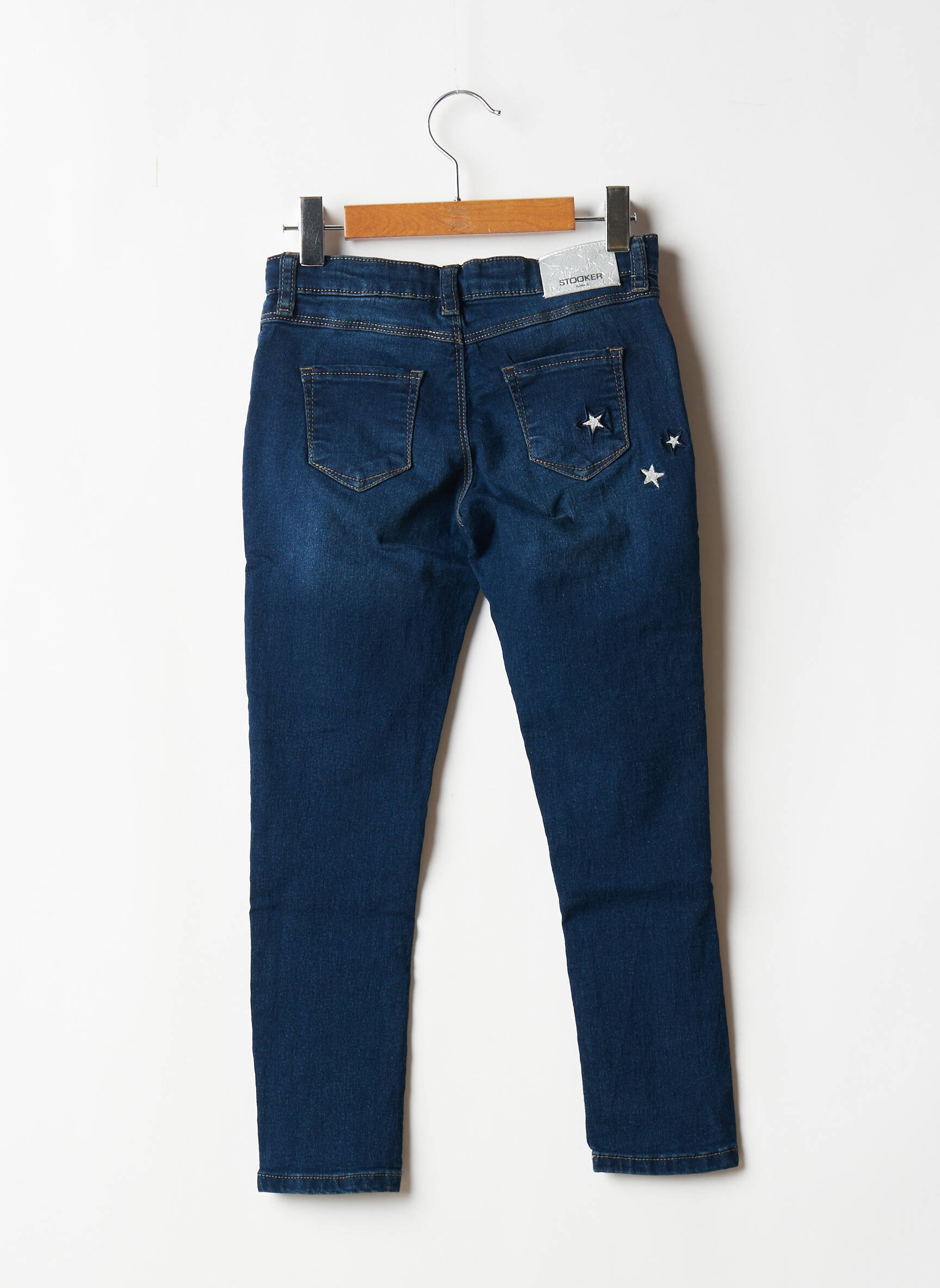 Stooker Jeans Coupe Slim Fille couleur bleu