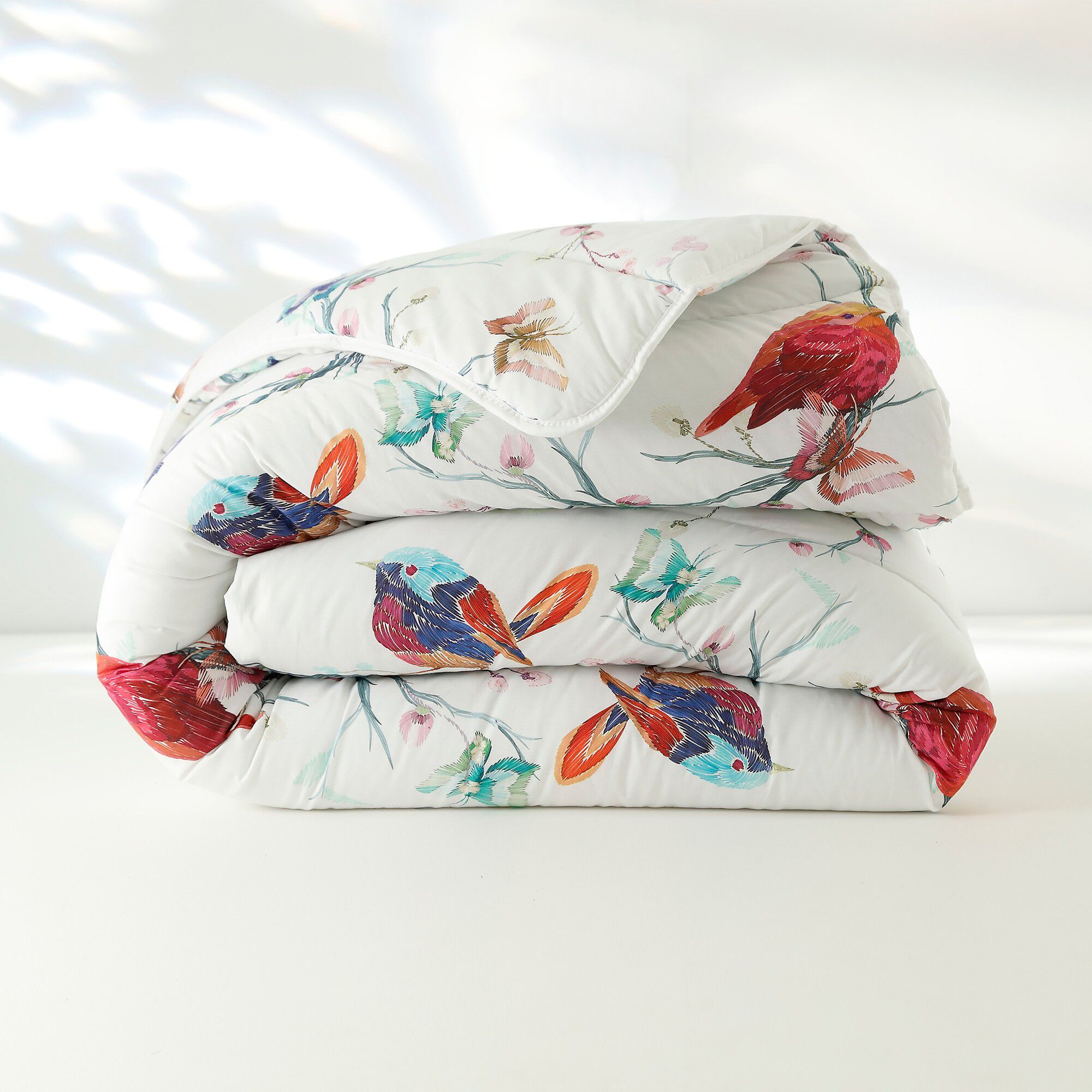 Couette coton imprimée Oiseaux 200 g/m2