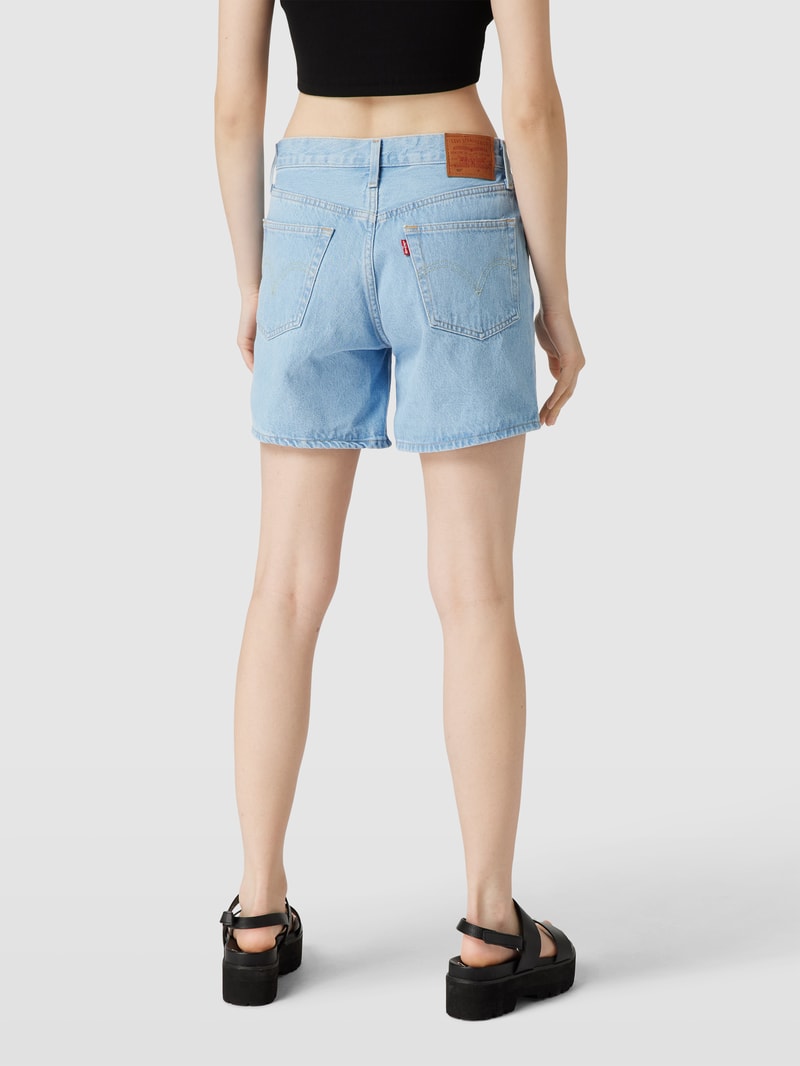 Jeansshorts im 5-Pocket-Design Modell '501' in hellblau