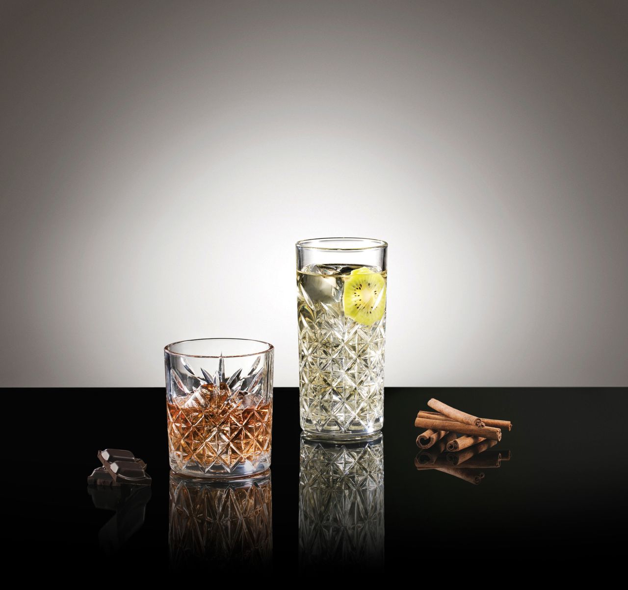 Mäser Serie Timeless, 4 teiliges Whiskybecher Set