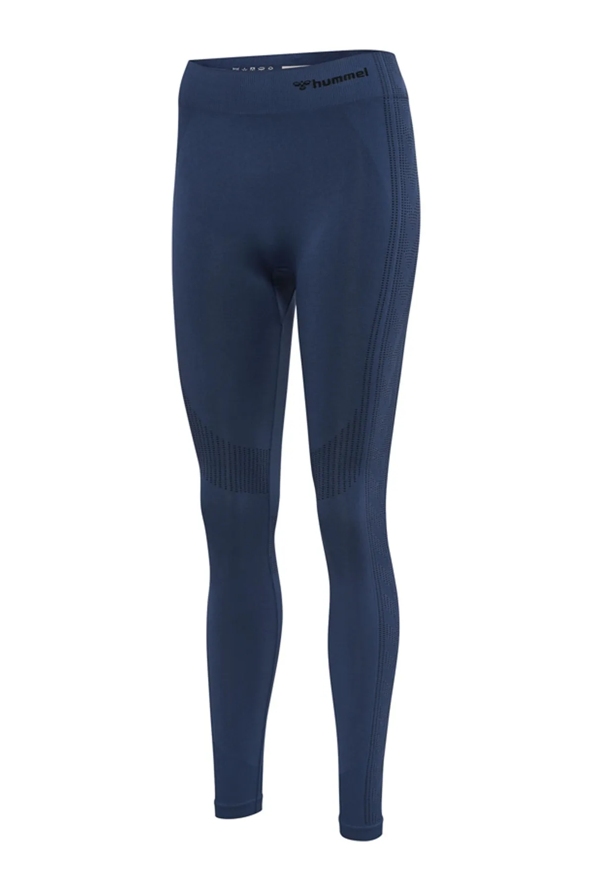 hummel  Sport-Leggings - Blau - Mittlerer Bund