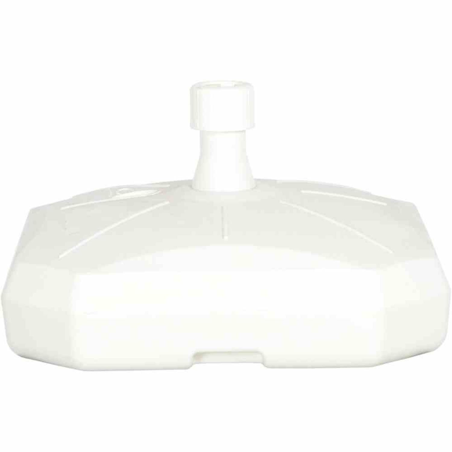 Enne Plastica Group Srl Kunststoffschirmständer Schirmständer 50 Liter, befüllbar, mit Rolle, weiß Polyethylen-HD, für