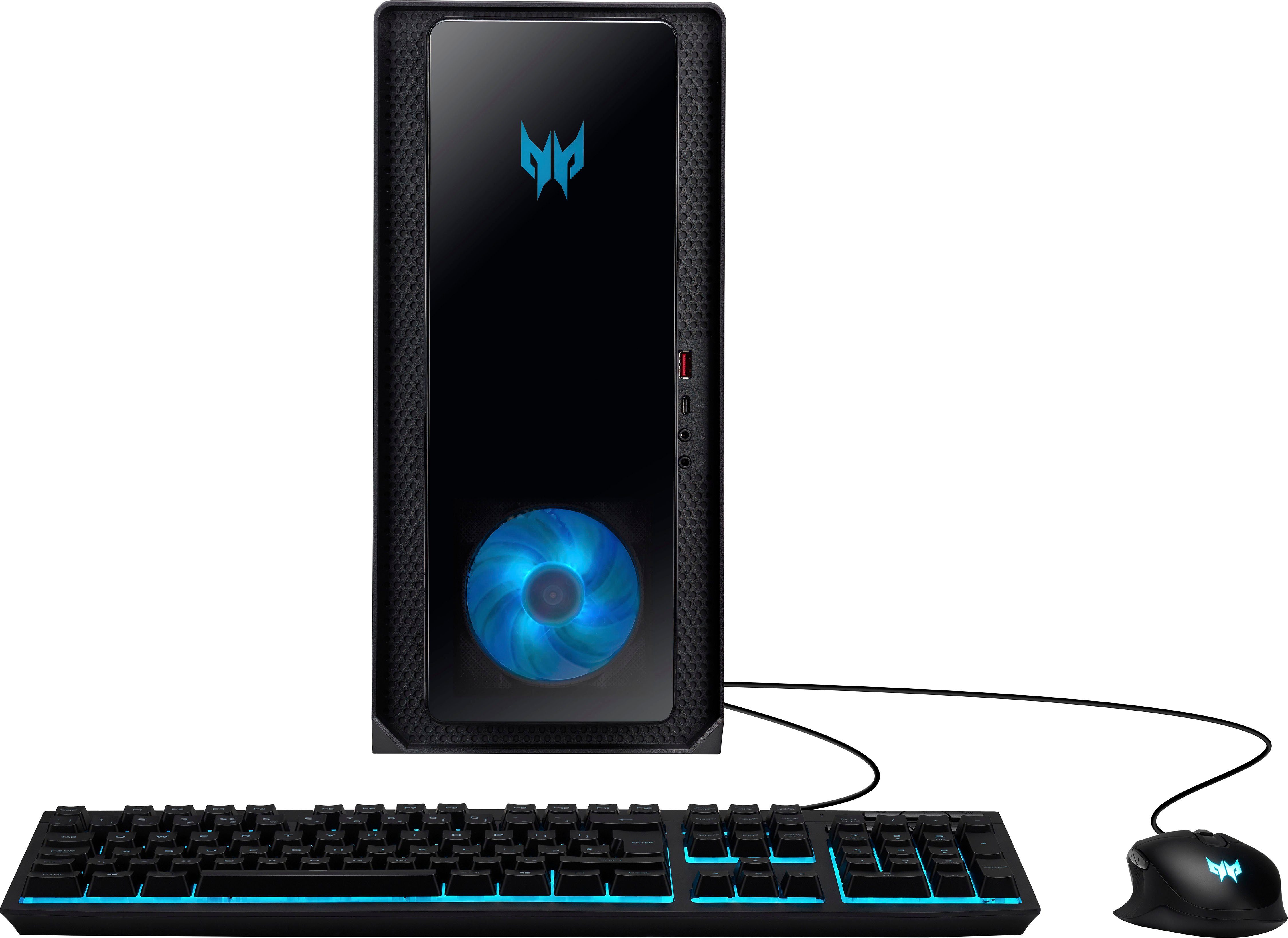 Acer Predator Orion 3000 (PO3-640) Gaming-PC (Intel Core i5 12400, GeForce GTX 1660 Super, 16 GB RAM, 1000 GB HDD, 256 GB SSD, Luftkühlung)