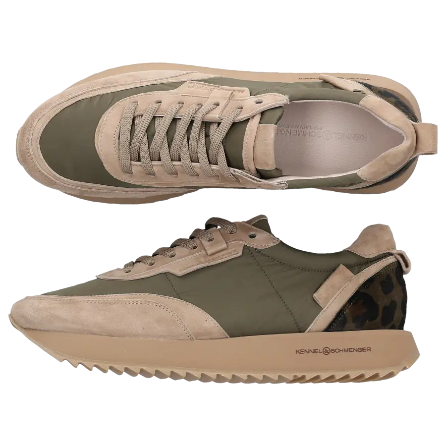 Kennel & Schmenger - Sneaker low OSAKA Nubukleder - grün