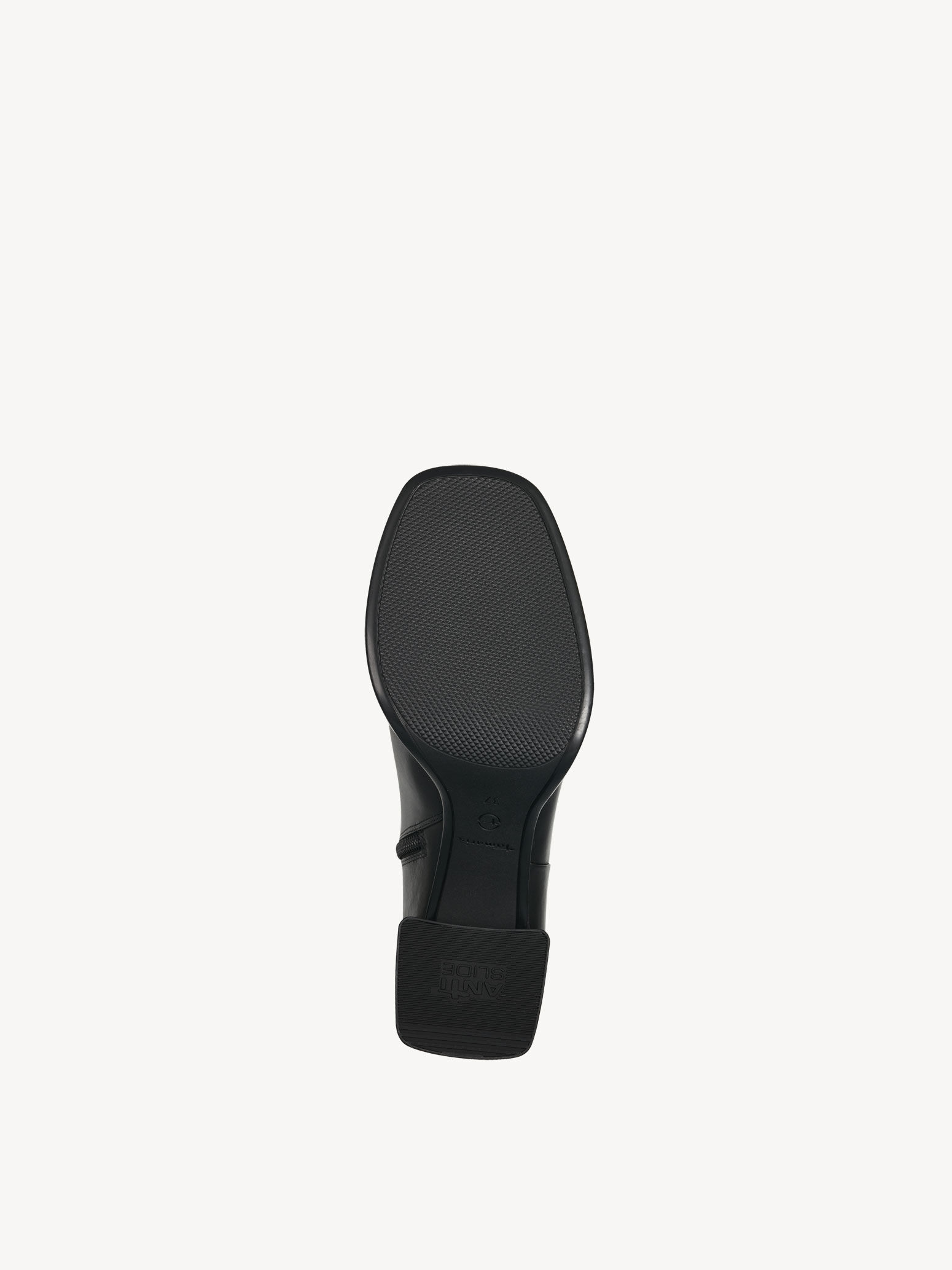 Bottine en cuir - noir
