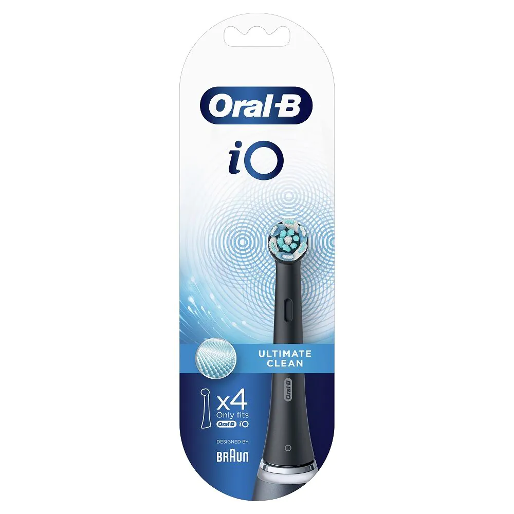 Cabeças de escova de dentes Oral-B Io Ultimate Clean pretas