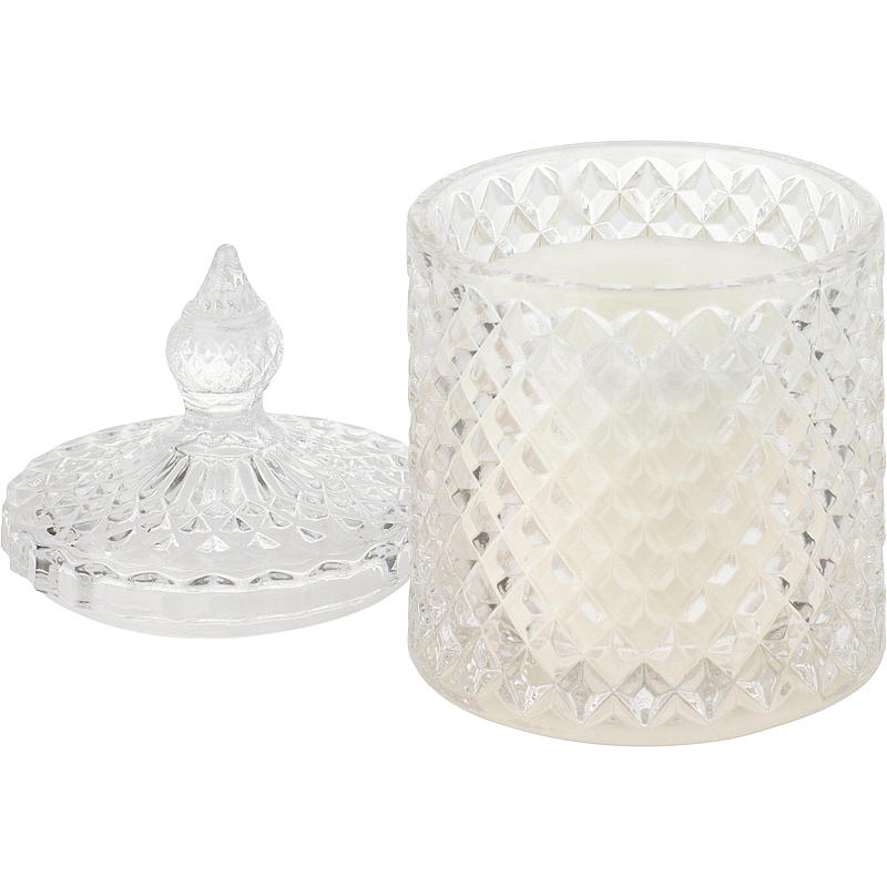 Vie Selected Duftlys diamantglass klart Vanilje