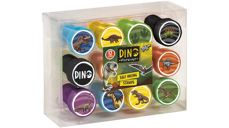 TM ESSENTIALS - DINO SELBSTFÄRBE STEMPEL