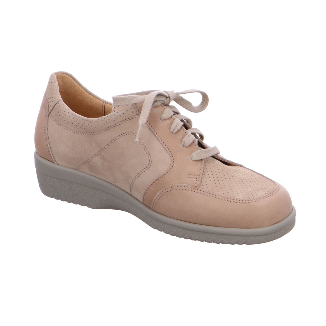 GANTER Komfort Schnürer beige Inge