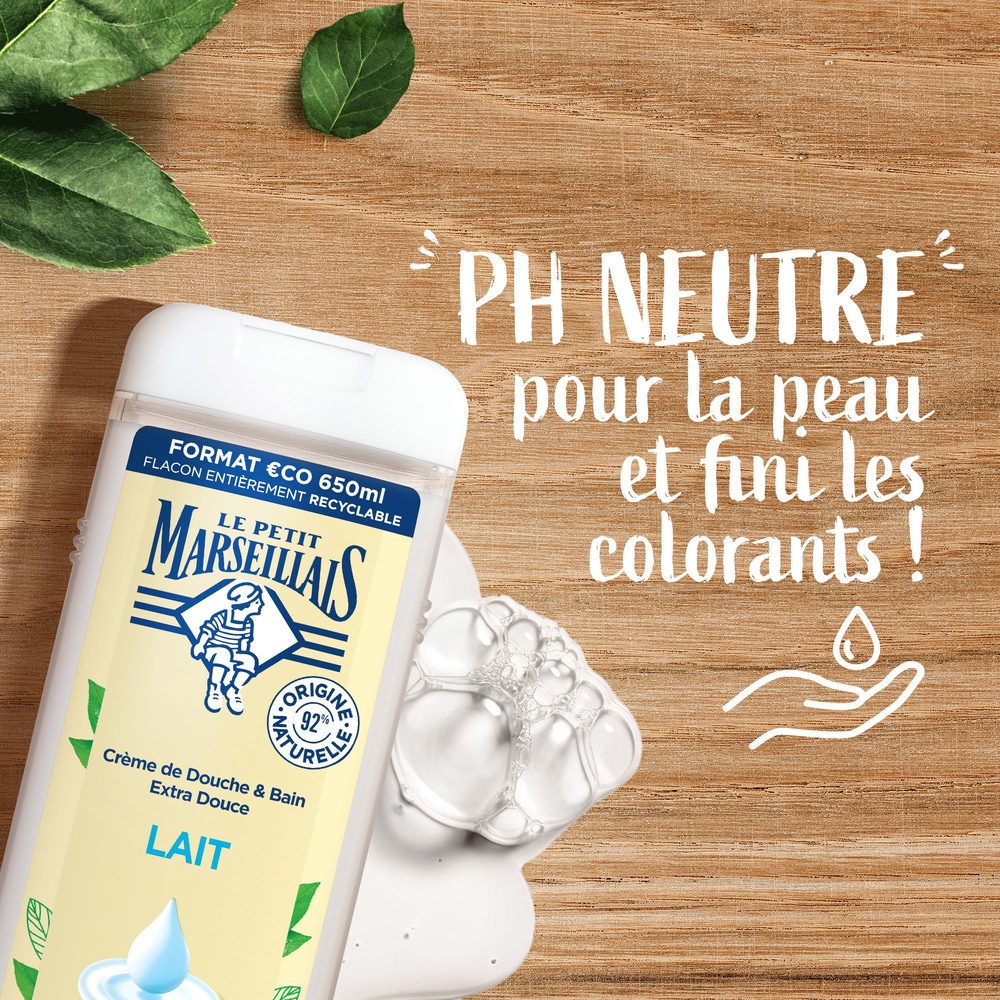 le petit marseillais LE PETIT MARSEILLAIS  DOUCHE EXTRA DOUXLAIT 650 ML Gel Douche