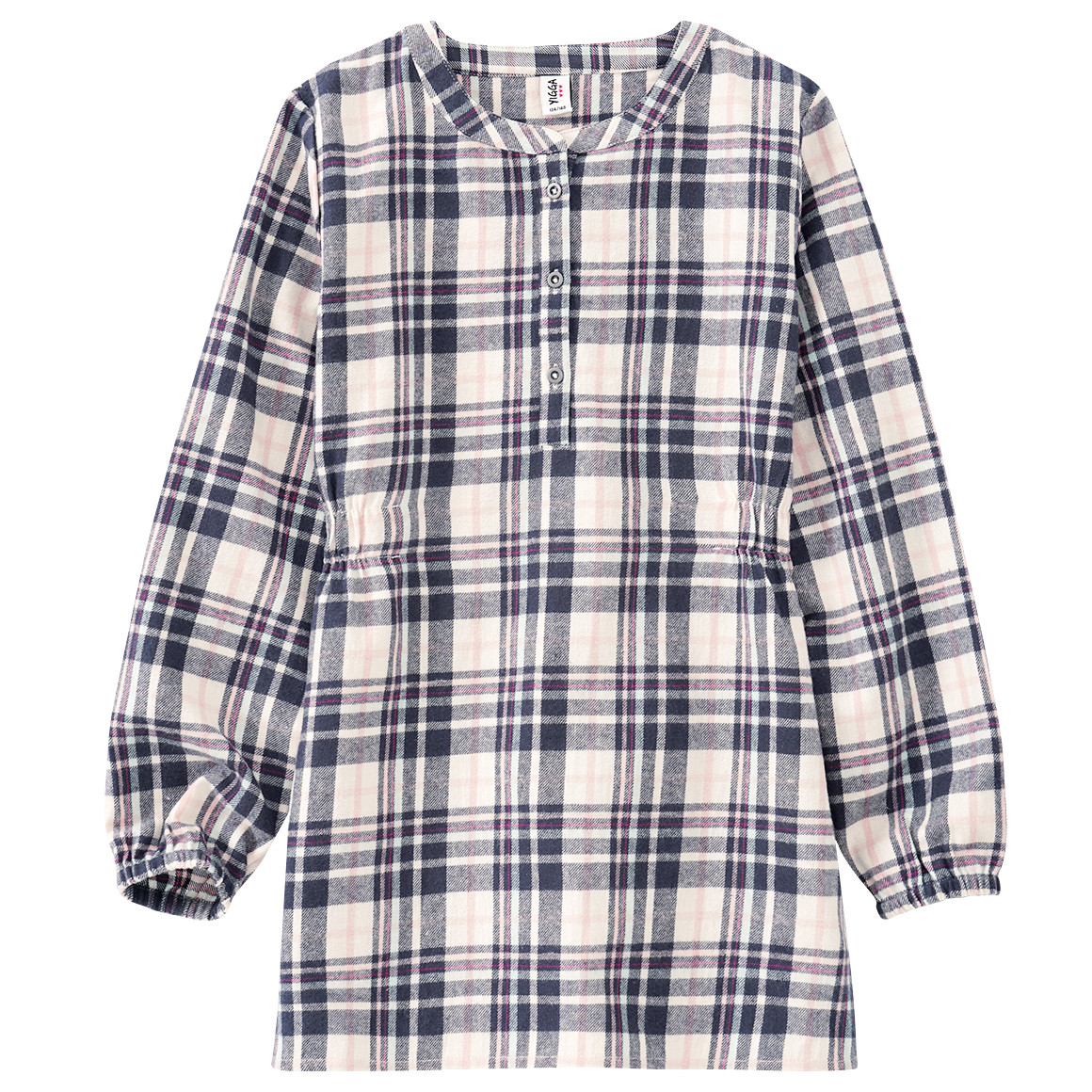 Mädchen Bluse im Karo-Look