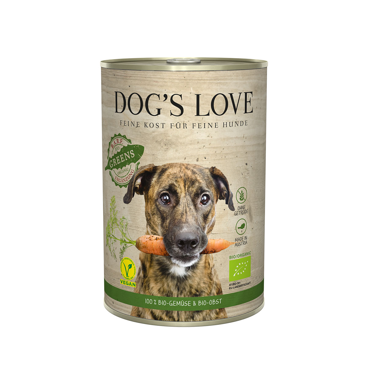 Dog's Love Bio Gartenernte Vegan mit Gemüse und Obst bei ZooRoyal