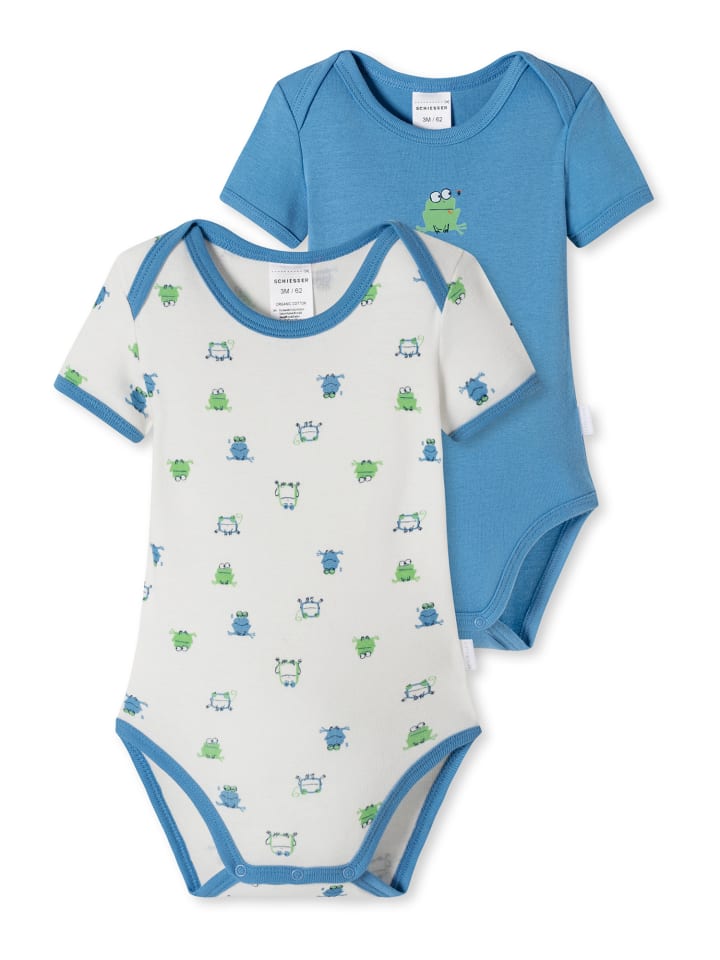 Schiesser Body Natural Love Organic Cotton in blau, weiß günstig kaufen
