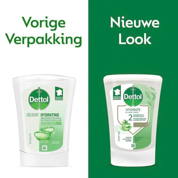 Dispensador automático de jabón Dettol No-Touch Aloe Vera 250 ml